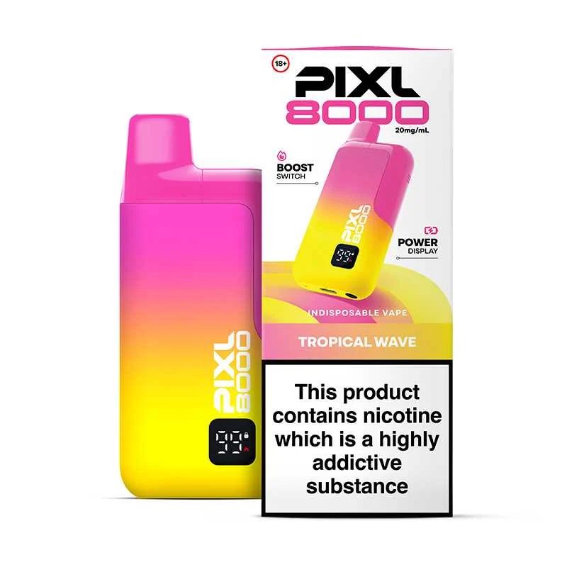 20mg (2%) PIXL 8000 (8K Puffs) Vape Kit - Image 2