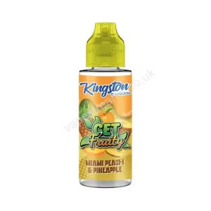 Kingston Get Fruity Miami Peach & Pineapple E-Liquid Shortfill