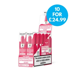 Box Of 10 – 5mg Bar Juice 5000 Nic Salt E-liquid
