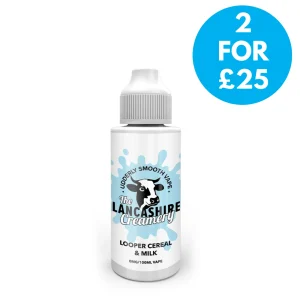 0mg The Lancashire Creamery 100ml Shortfill (70VG/30PG)