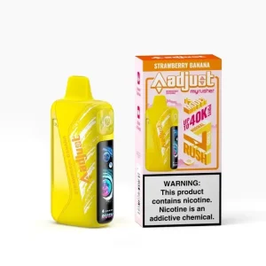 Adjust Myrusher 40K Disposable Vape (5%, 40000 Puffs) - Strawberry Banana