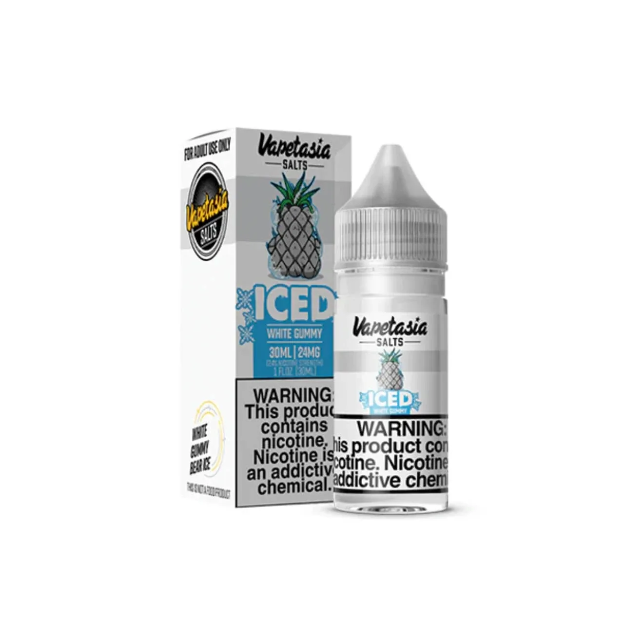 Salts Iced White Gummy 30ml Synthetic Nicotine E-Juice | Vapetasia