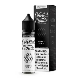 Coastal Clouds Citrus Peach 60ml Vape Juice - 3MG