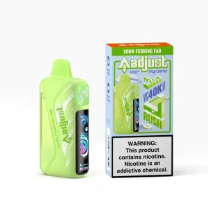 Adjust Myrusher 40K Disposable Vape (5%, 40000 Puffs) - Sour Fucking Fab