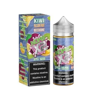 Noms X2 Kiwi Passion Fruit Nectarine 120ml Vape Juice - 3MG