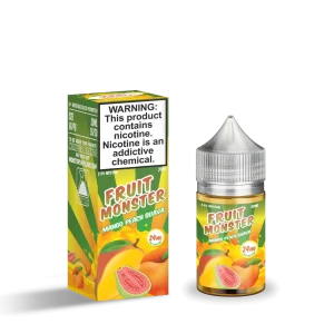 Fruit Monster Salts Mango Peach Guava 30ml Nic Salt Vape Juice - 48MG