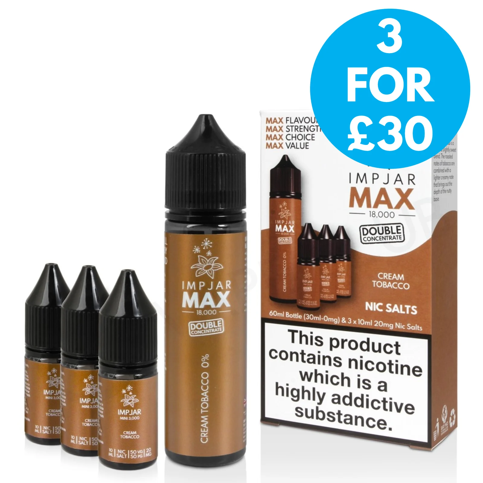 Imp Jar Max 60ml Shortfill/Longfill (50VG/50PG)