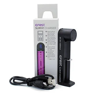Efest Slim K1 - 1 Bay - Battery Charger