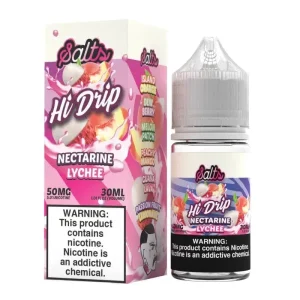 Nectarine Lychee Nic Salt Vape Juice 30ml - Hi Drip - 20MG