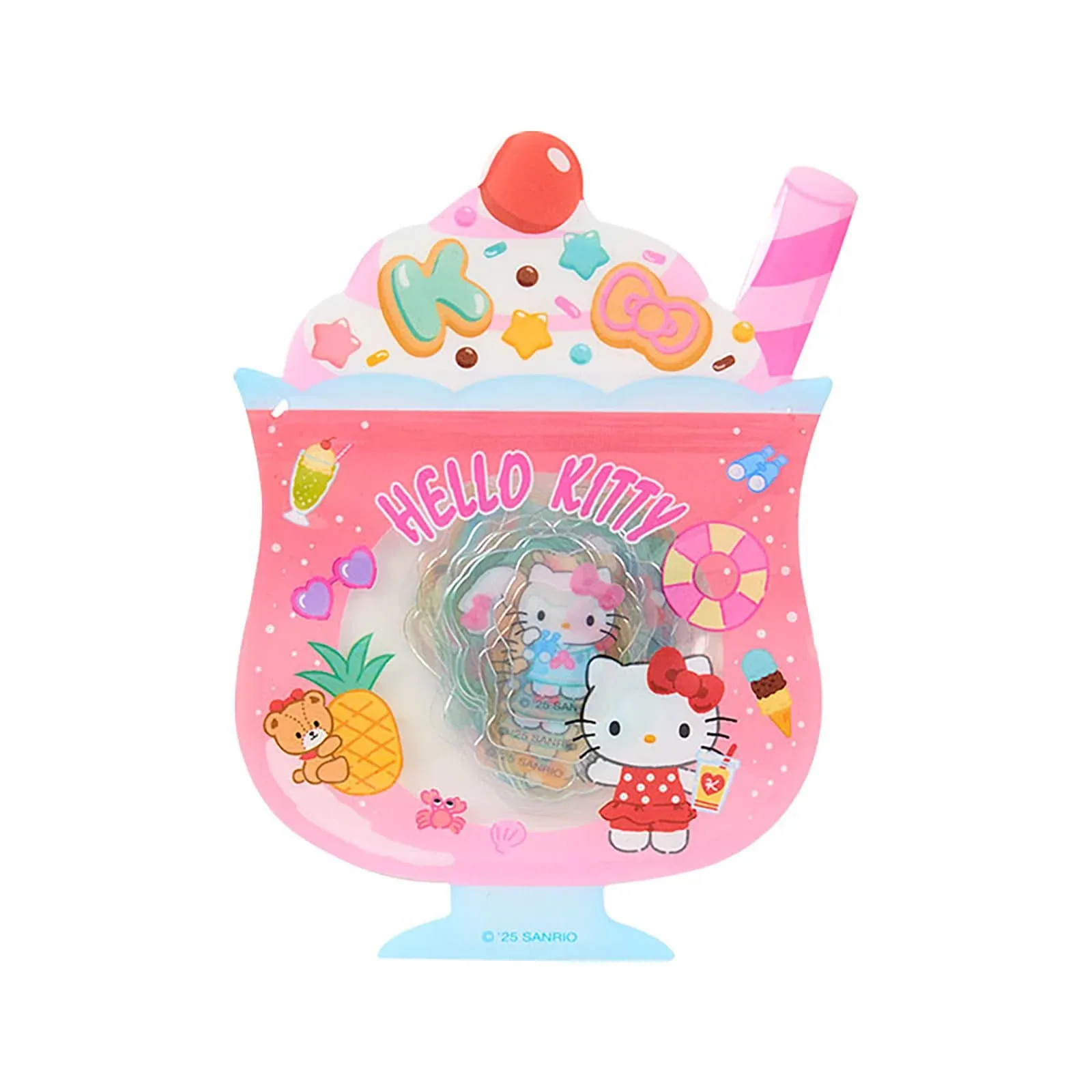 Sanrio Hello Kitty Summer Stickers PVC/CPP Case for Ages 3+