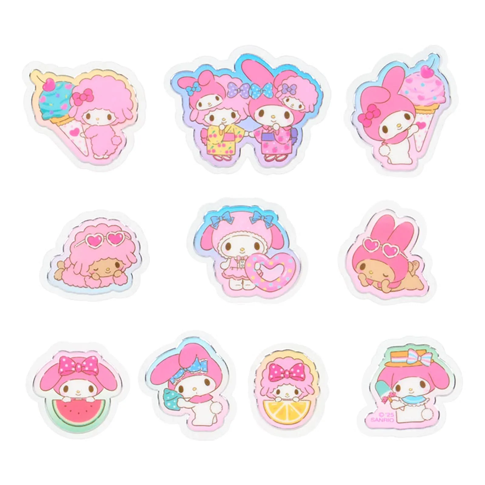 Sanrio My Melody Summer Stickers PVC for Ages 3+ - 176231 - Image 2