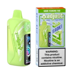 Sour Fcuking Fab Adjust MyRusher 40K Puffs Disposable