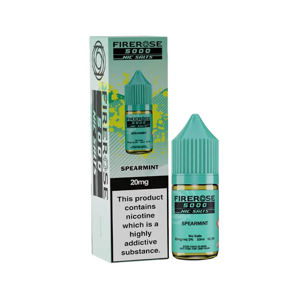 Spearmint Nic Salt by Elux Firerose 5000
