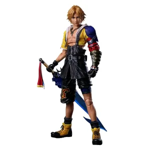 Square Enix Final Fantasy X Play Arts Kai Tida Pvc Pre-Painted Movable Figure Japan