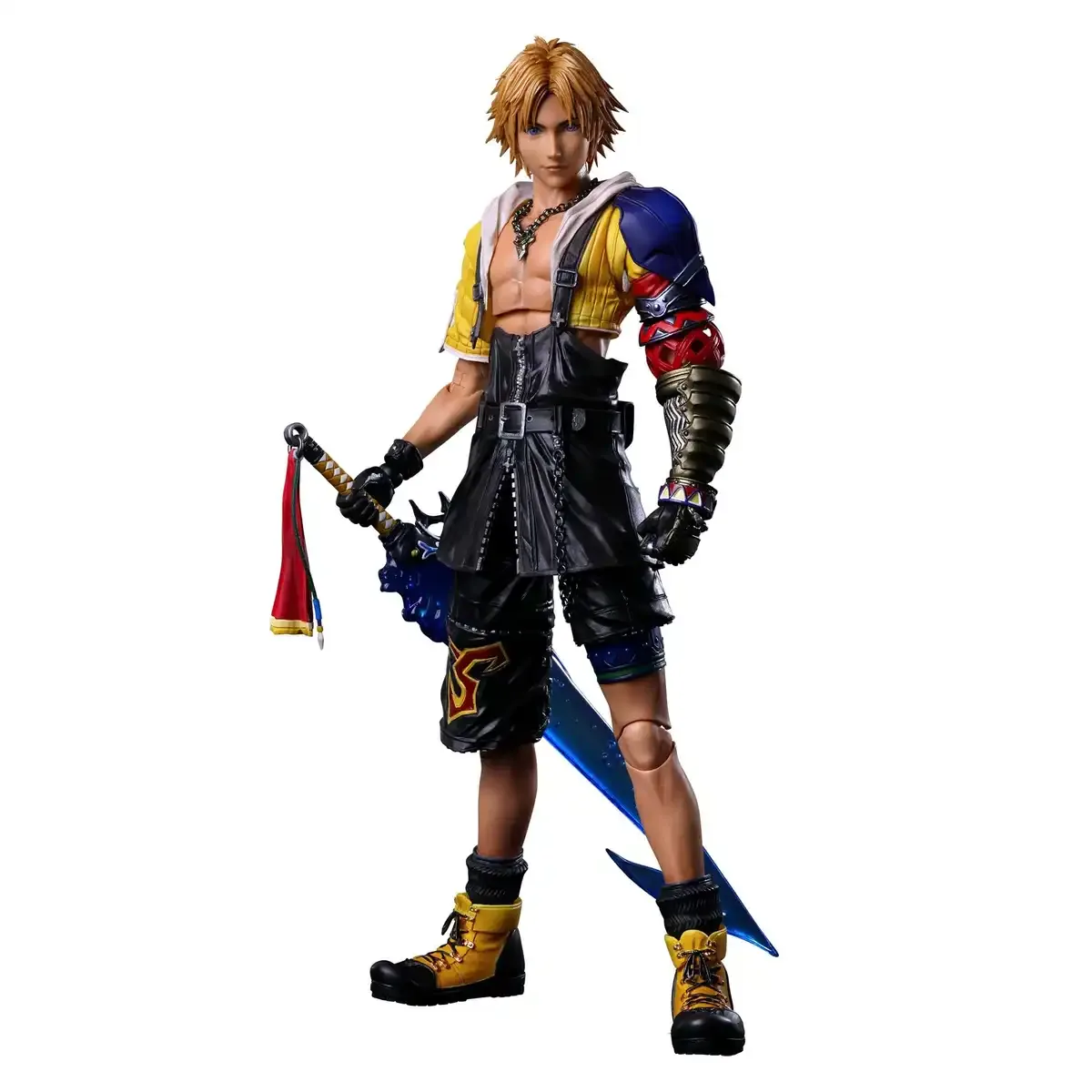 Square Enix Final Fantasy X Play Arts Kai Tida Pvc Pre-Painted Movable Figure Japan