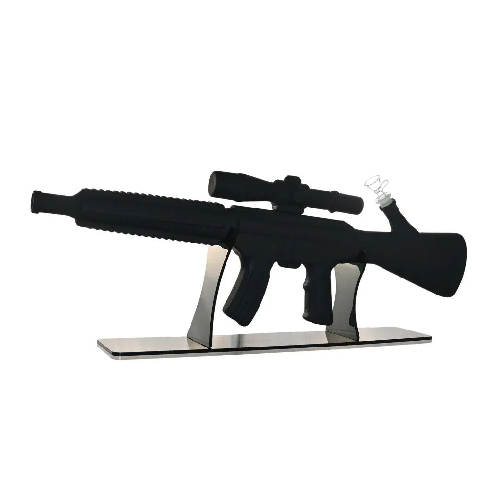 Thunderstrike 24" Frosted Glass Gun Bong