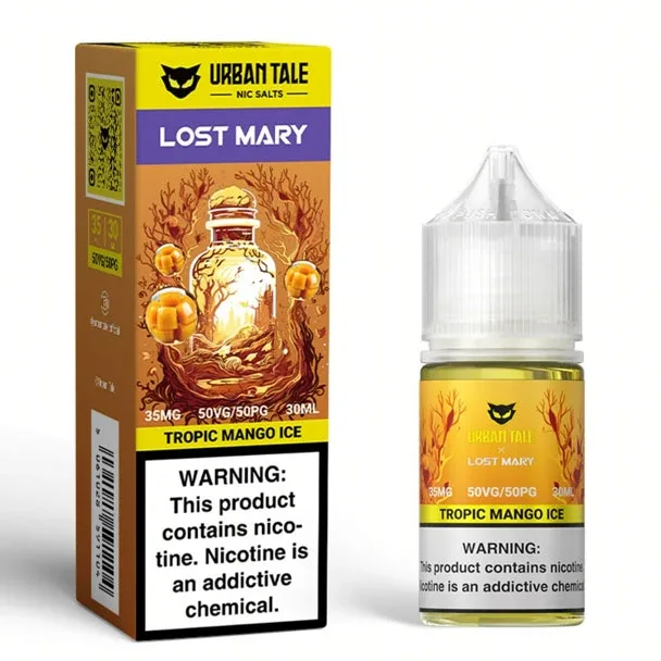 Tropic Mango Ice - 35mg - Urban Tale X Lost Mary - 30mL