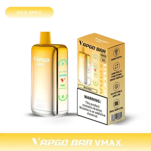 VAPGO BAR Vmax Disposable Vape (5%, 12000 Puffs) - Sour Apple