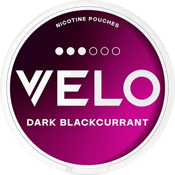 VELO Dark Blackcurrant Nicotine Pouches – 8mg (5 Pack)