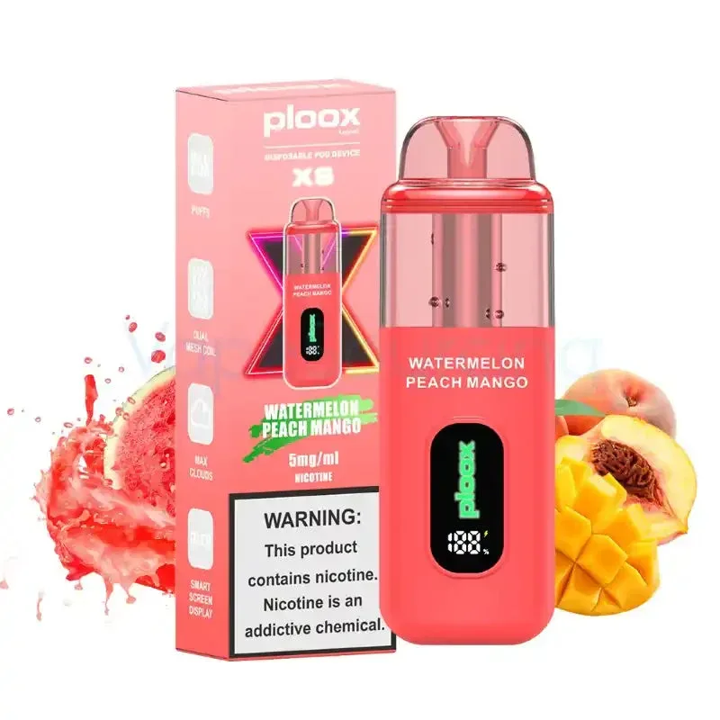 Watermelon Peach Mango - Ploox XS 25k Disposable E-Hookah