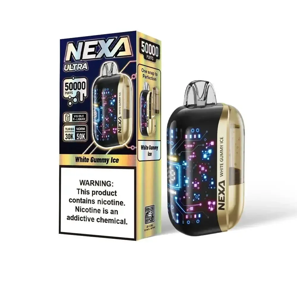 White Gummy Ice - NEXA Ultra 50K Disposable