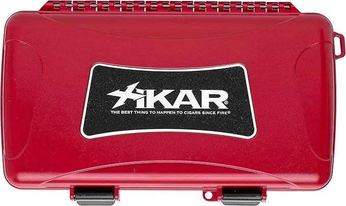 Xikar 10-Cigar Travel Humidor – Red - Image 2