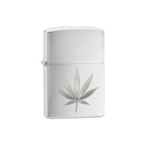 Zippo Lighter - Leaf Design Engrave