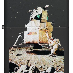 Zippo Lighter - Norman Rockwell Man on Moon