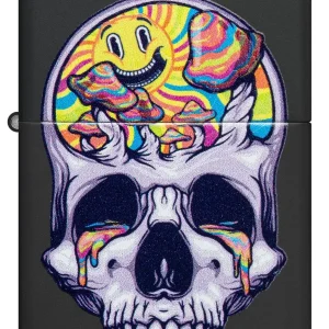 Zippo Lighter – Skull Moon Design