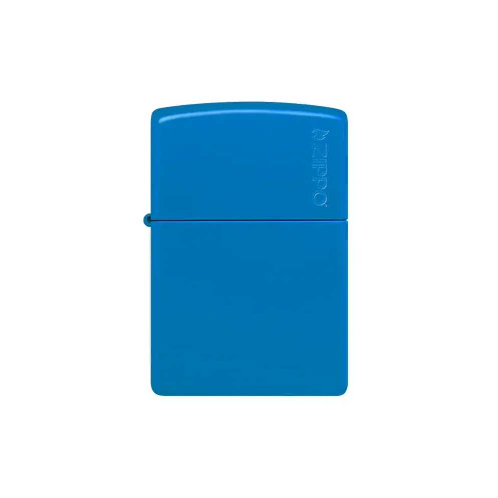 Zippo Lighter - Sky Blue Zippo Logo
